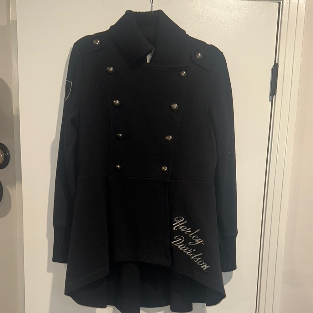 Harley-Davidson Women's Black Military Jacket